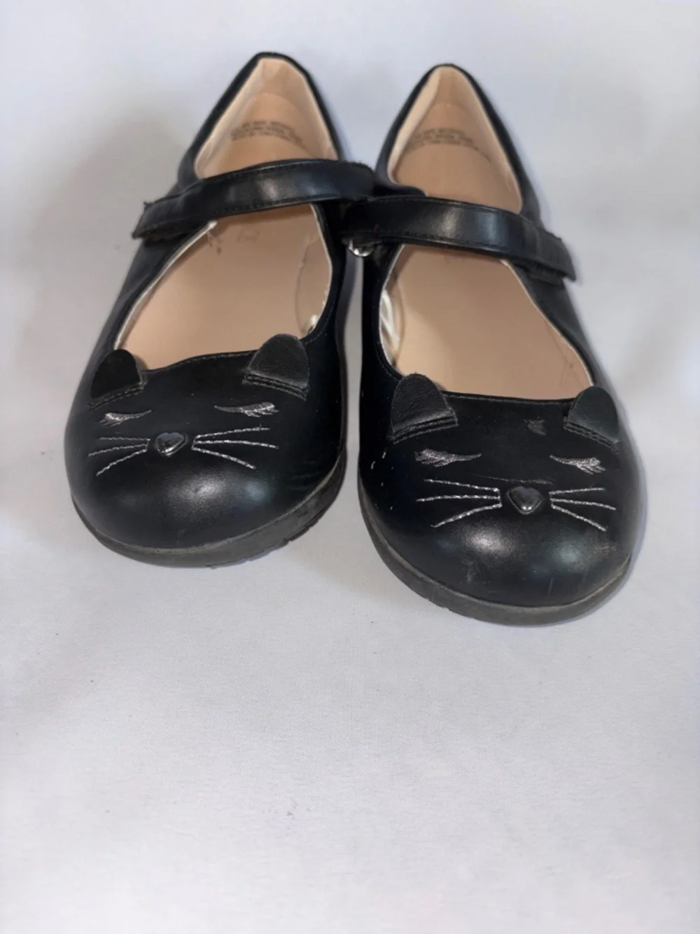 The Children's‎ Place Black Cat Mary Jane Shoes for Kids Size 5